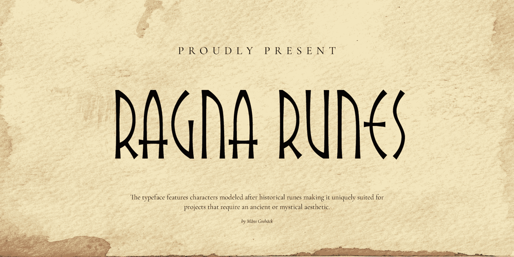 Ragna Runes font