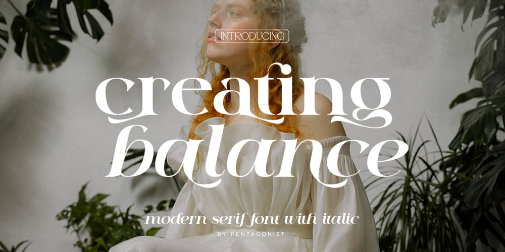 Creating Balance font