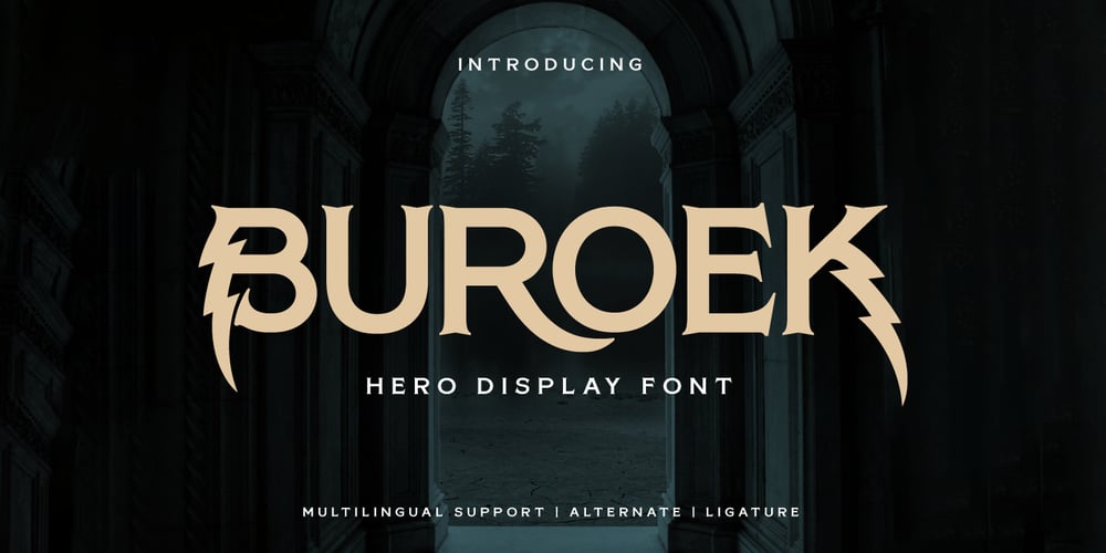 Buroek font