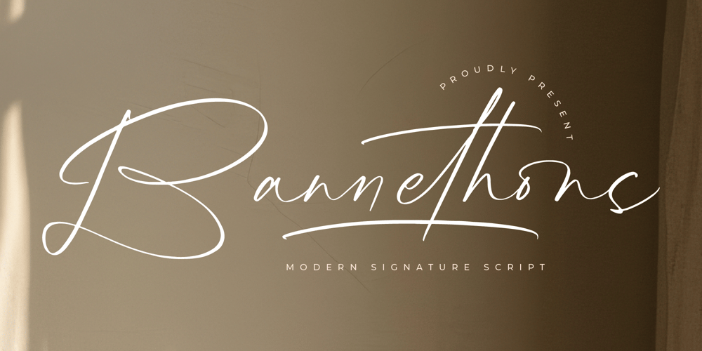 Bannethons font