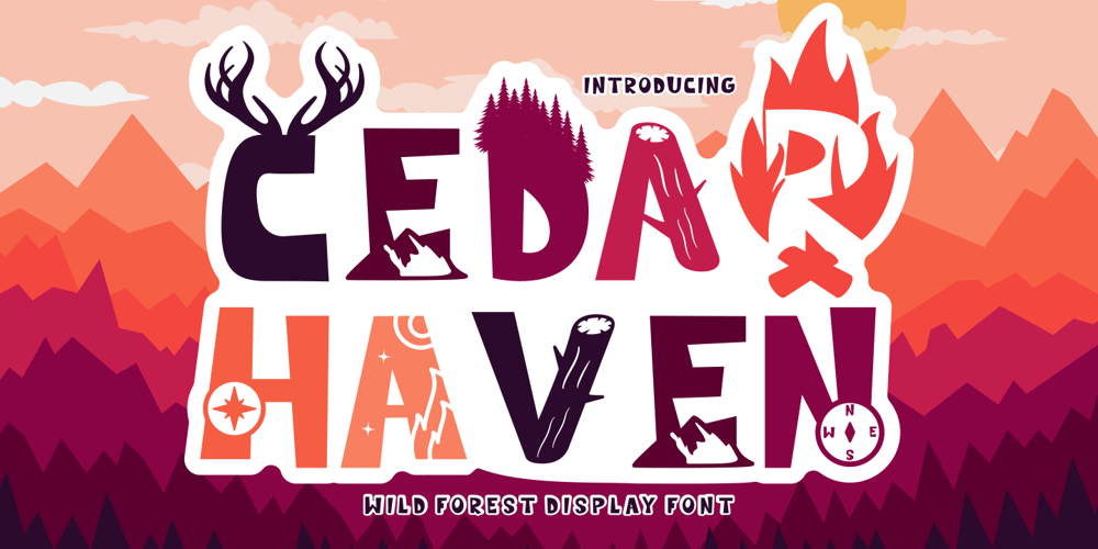 Cedar Heaven font