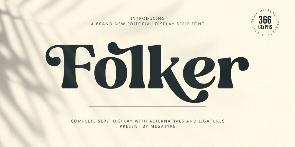 Folker font