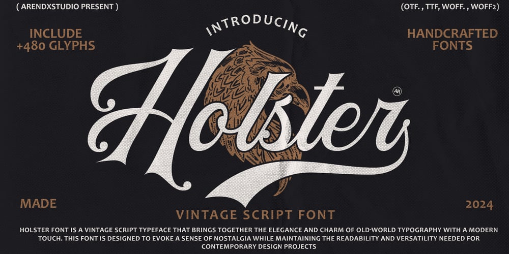 Holster font