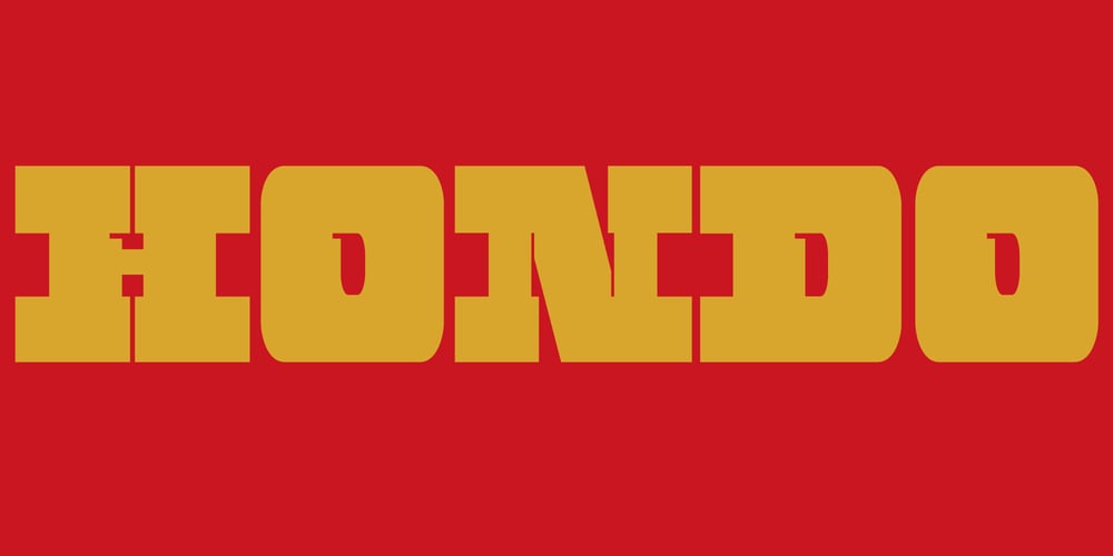 Hondo font