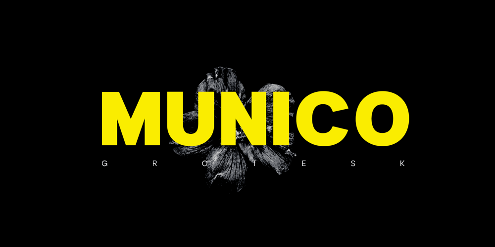Munico Pro font