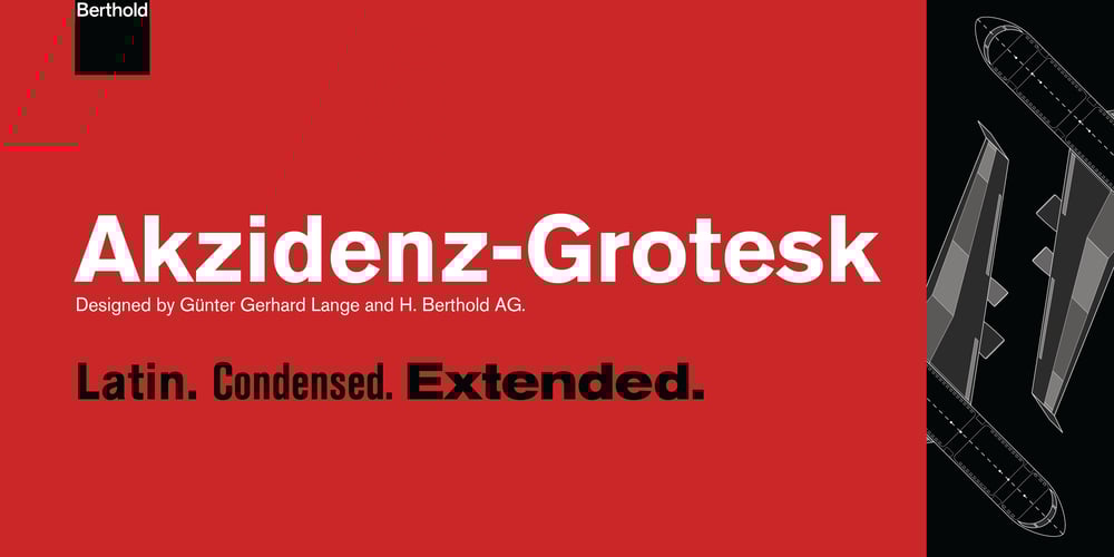 Akzidenz-Grotesk font