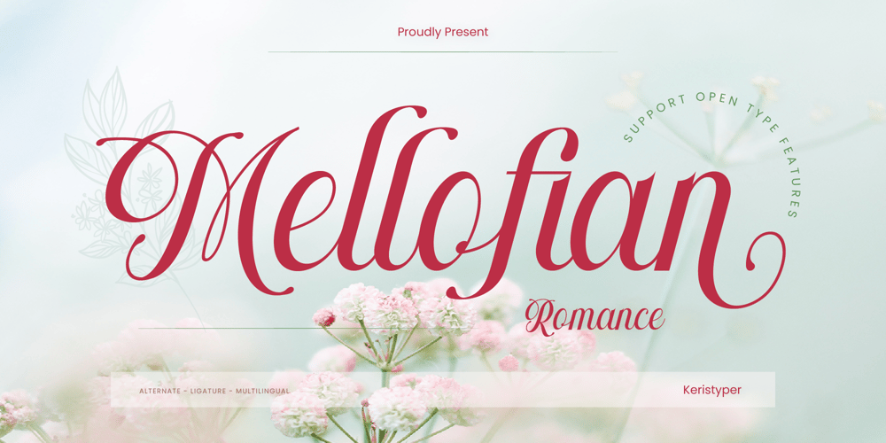 Mellofian font
