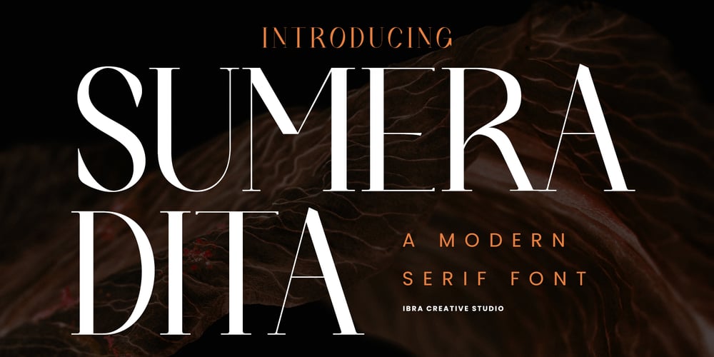 Sumera Dita font