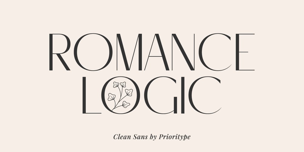 Romance Logic font