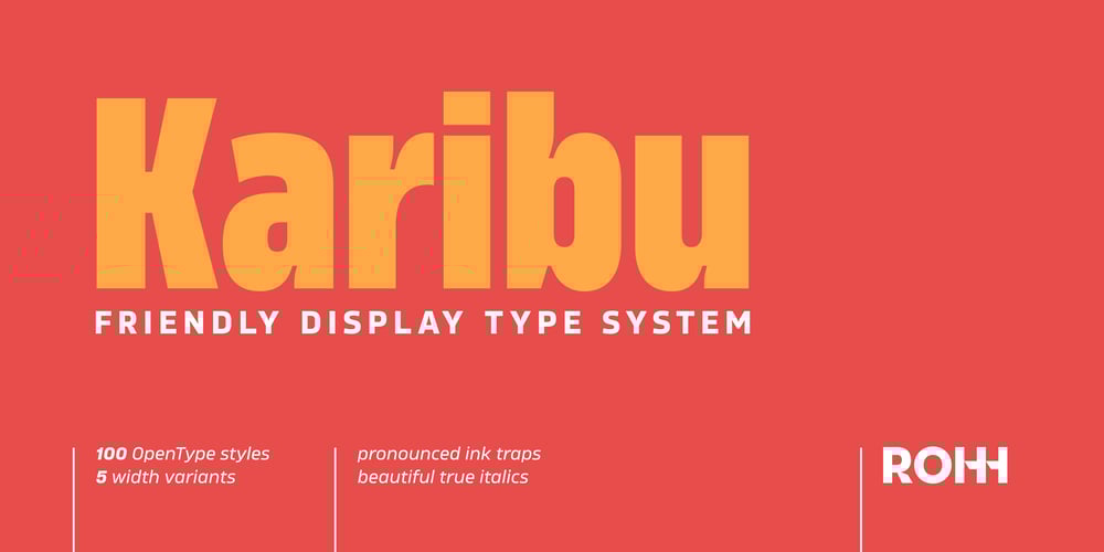 Karibu font