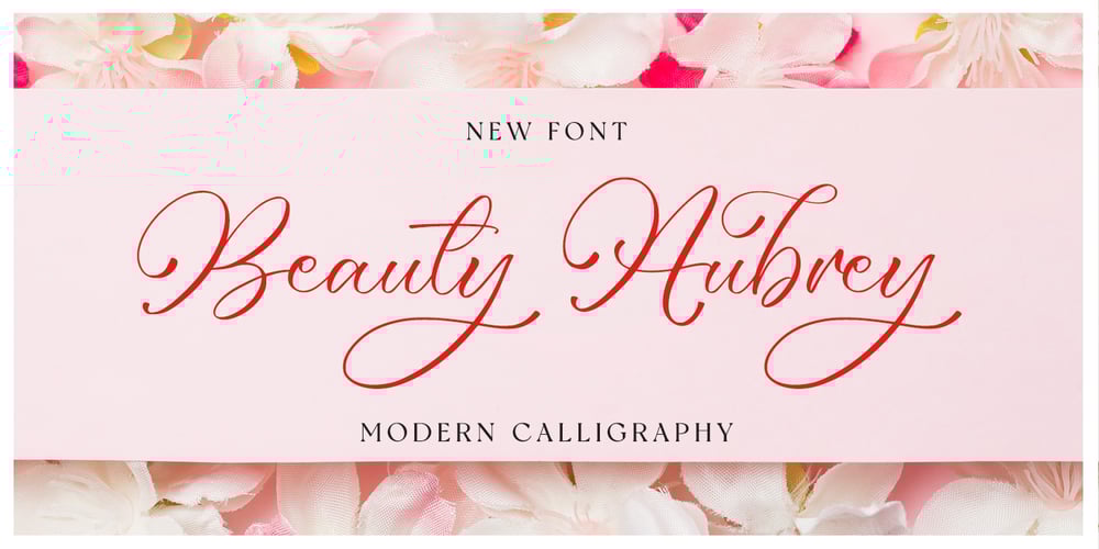 Beauty Aubrey font
