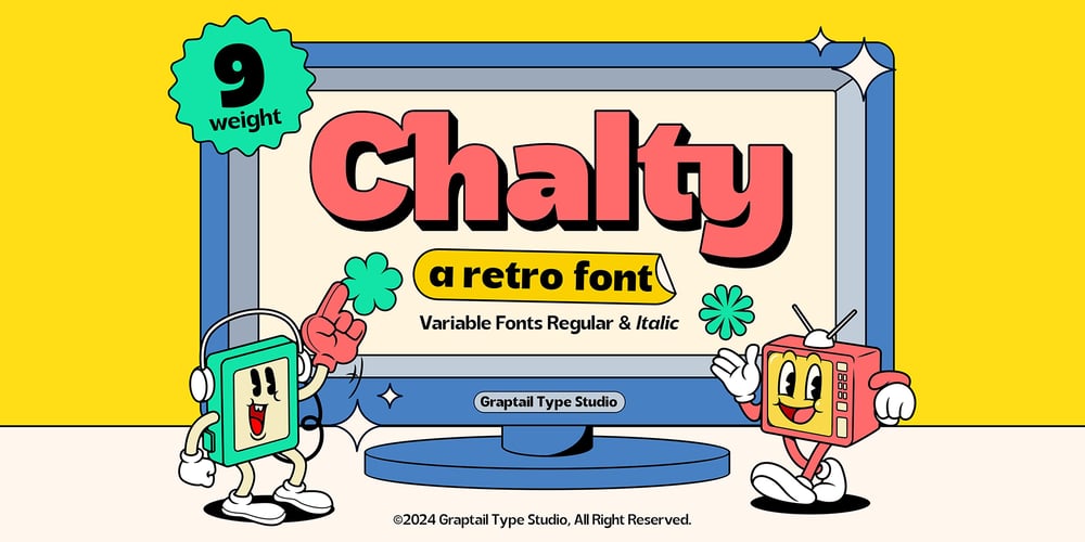 Chalty font