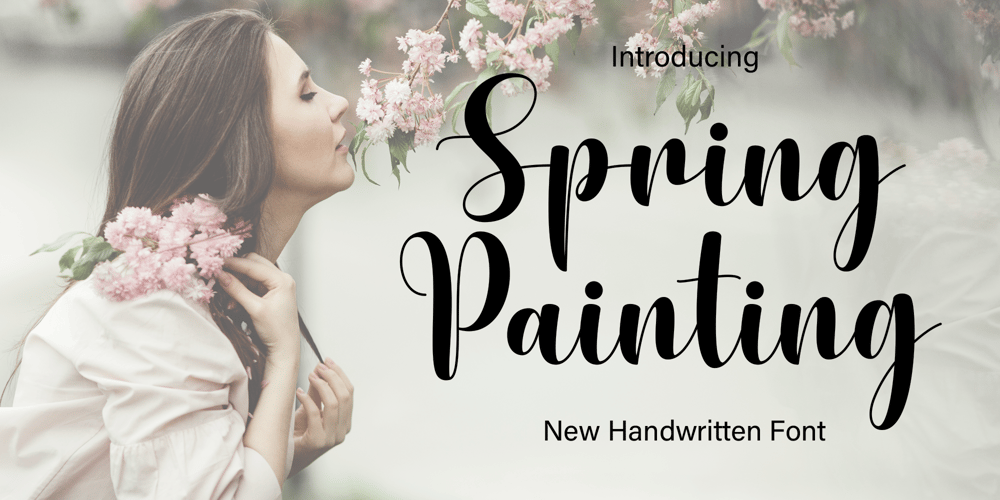 Spring Painting font