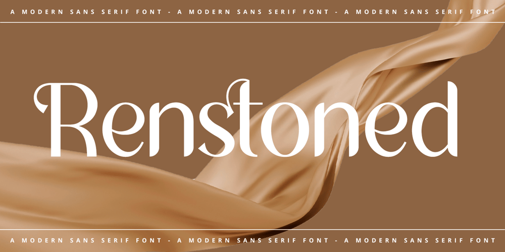 Renstoned font