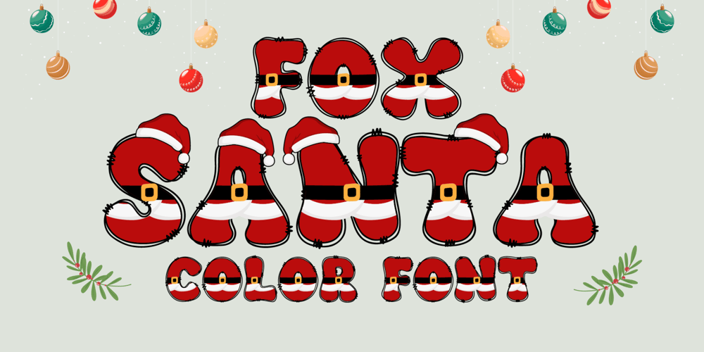 Fox Santa font