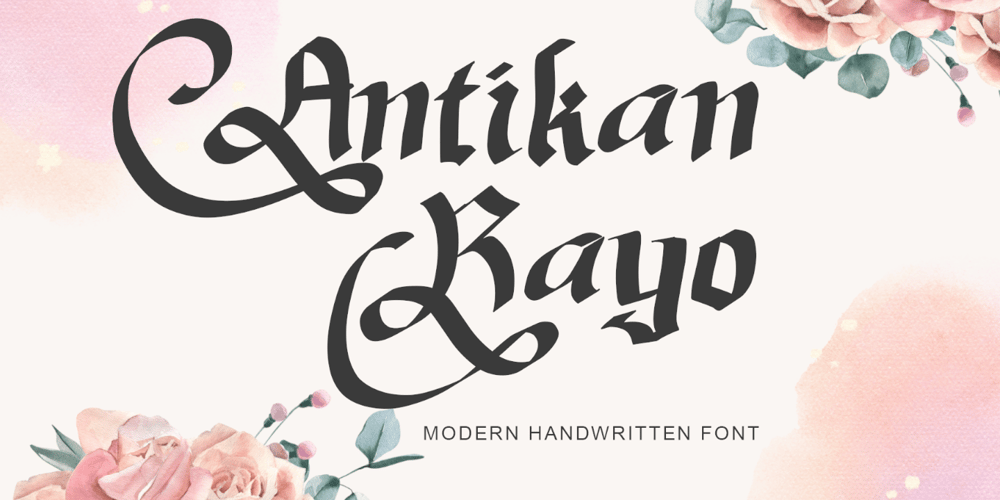 Antikan Rayo font