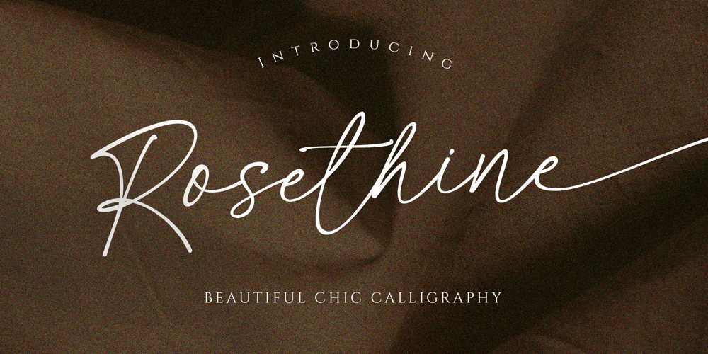 Rosethine font