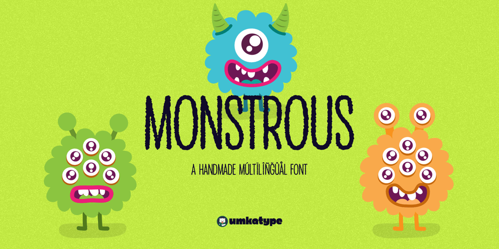 Monstrous font