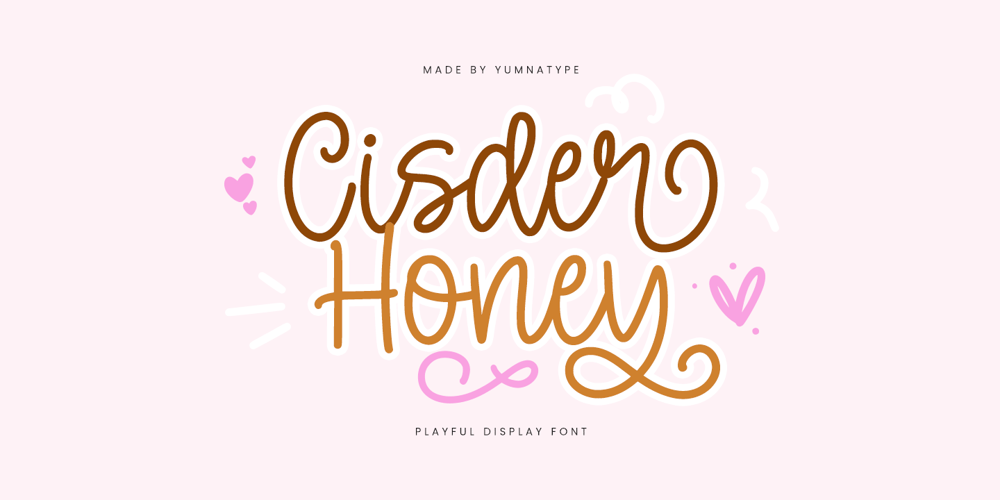 Cisder Honey font