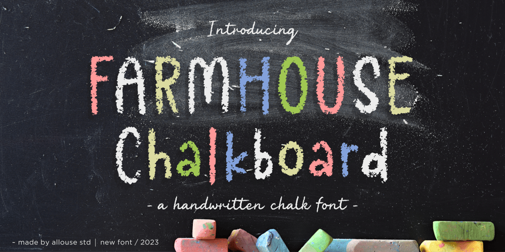 Farmhouse Chalkboard font