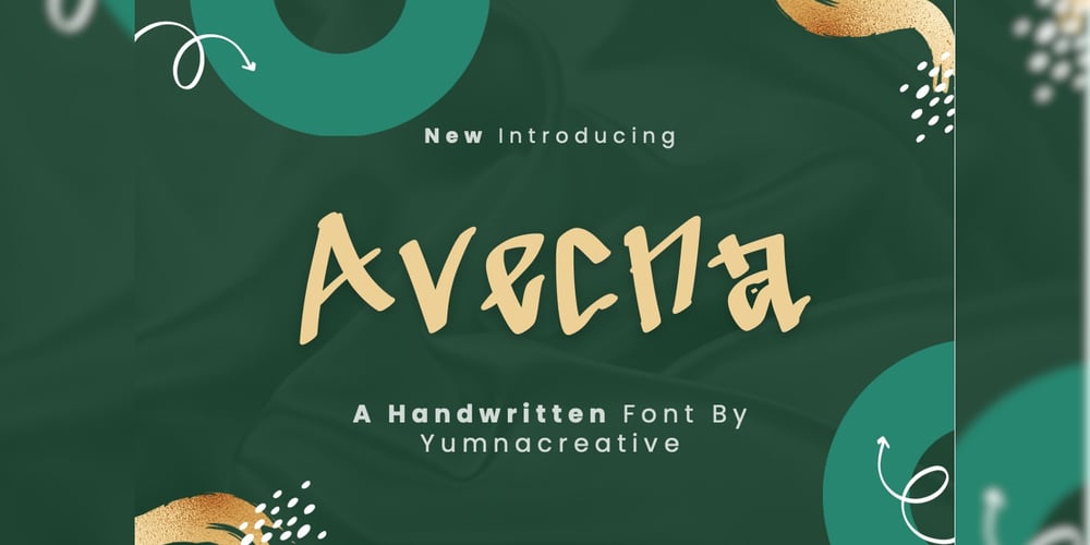 Avecna font