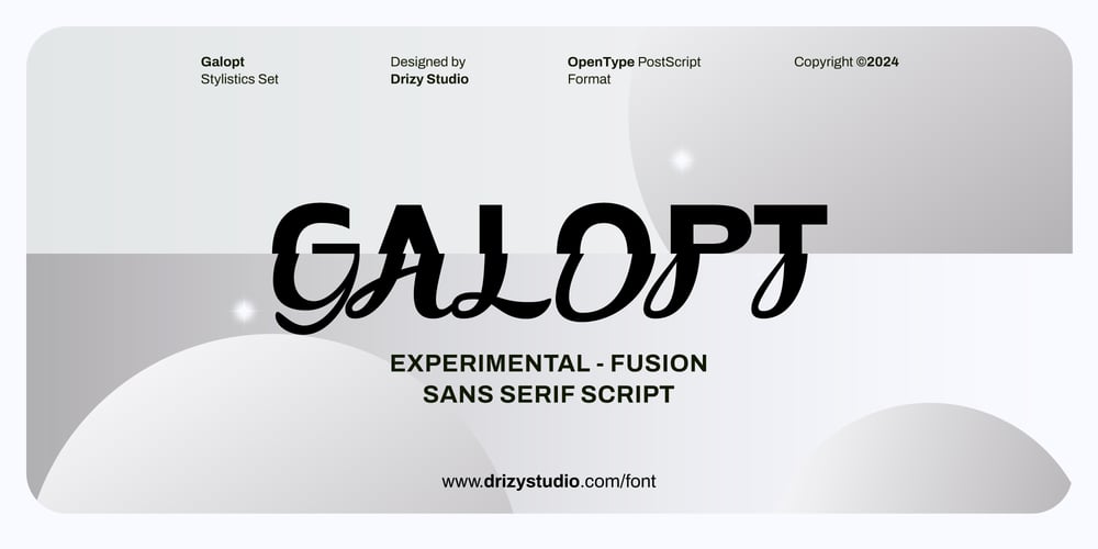 Galopt font