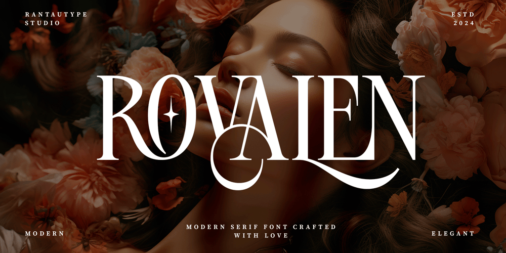 Rovalen font
