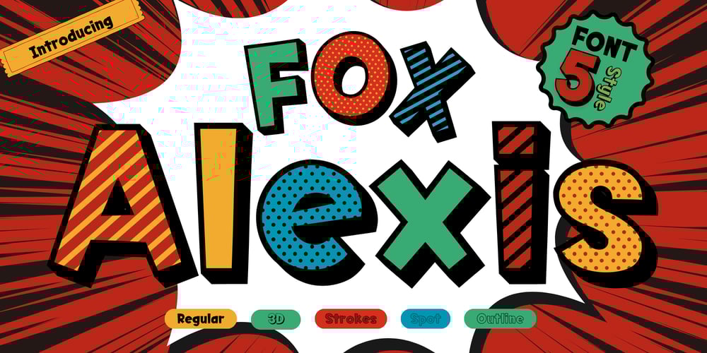 Fox Alexis Spot font