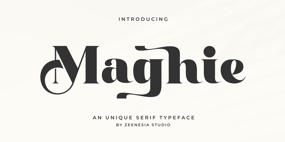 Maghie font