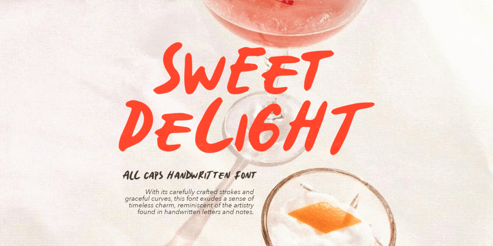 Sweet Delight font