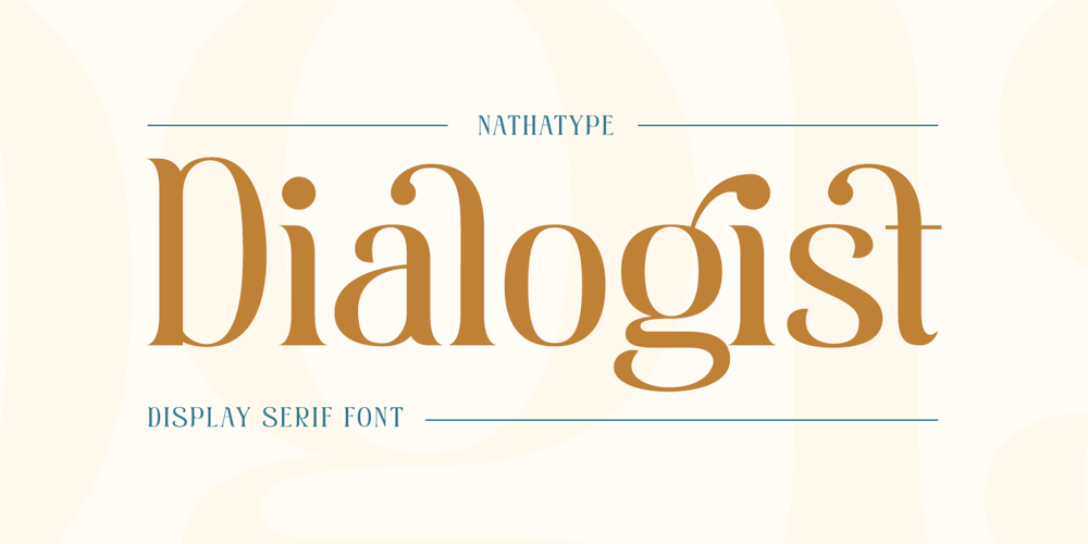 Dialogist font