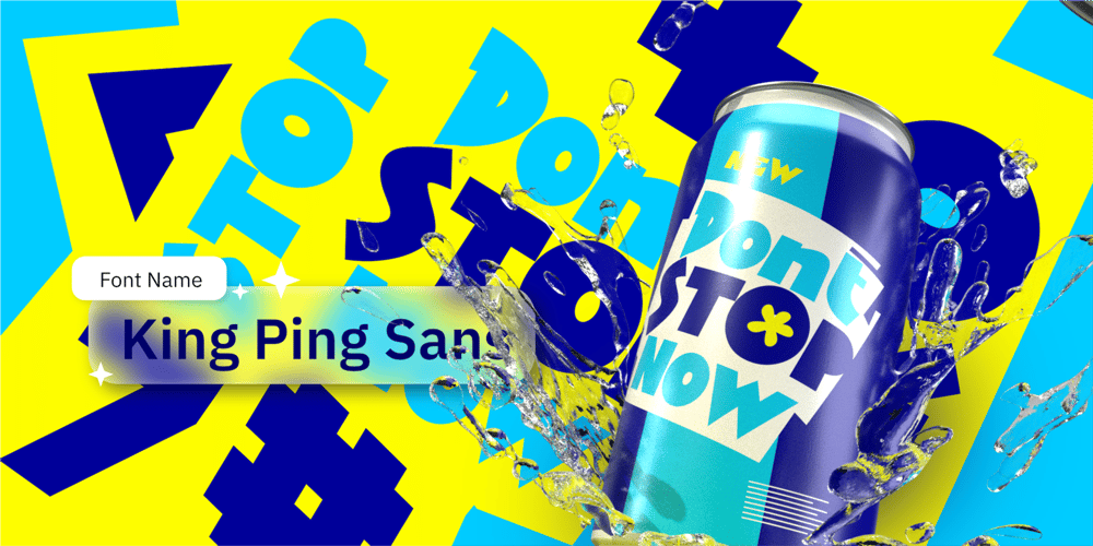King Ping Sans font