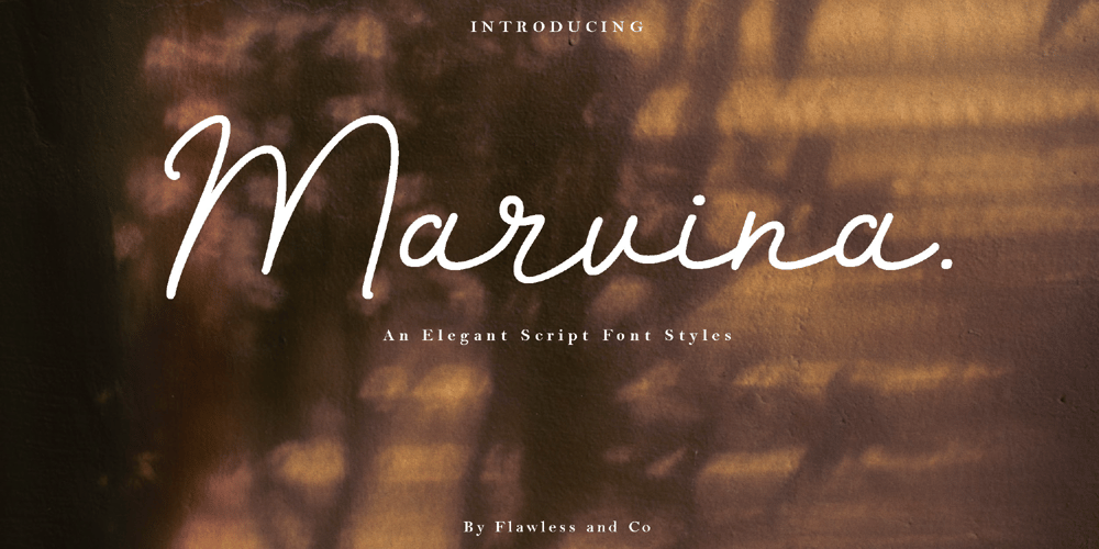 Marvina font