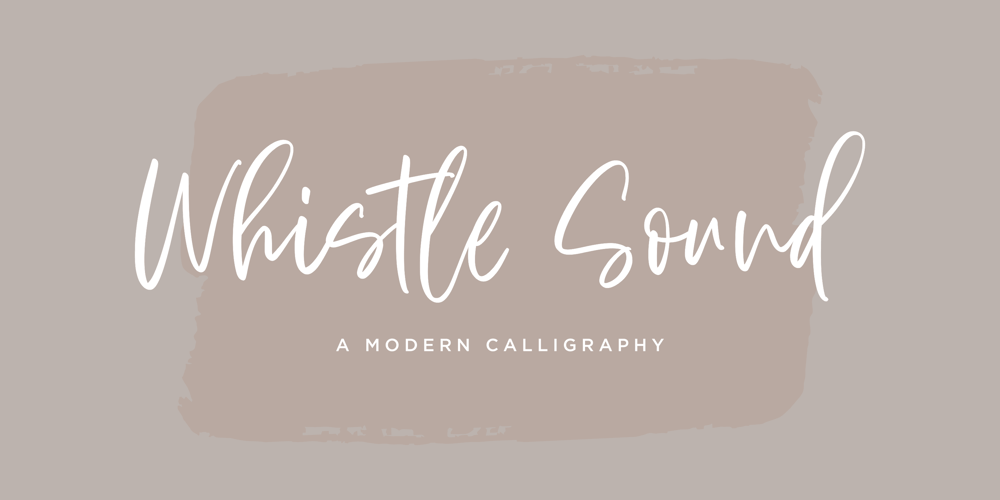 Whistle Sound font