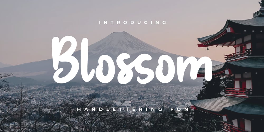 Blossom font