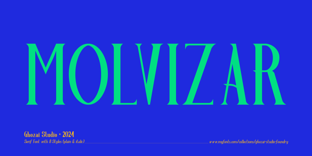 Molvizar font