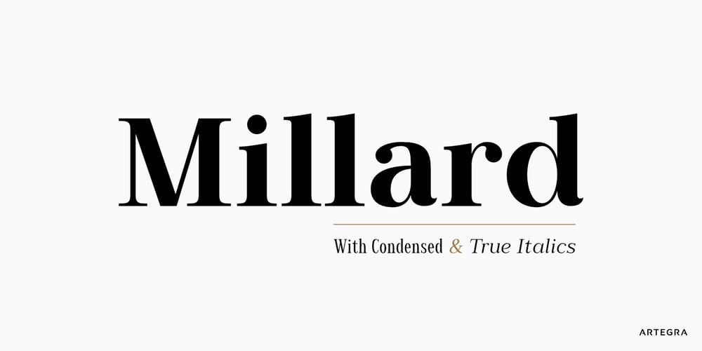 Millard font