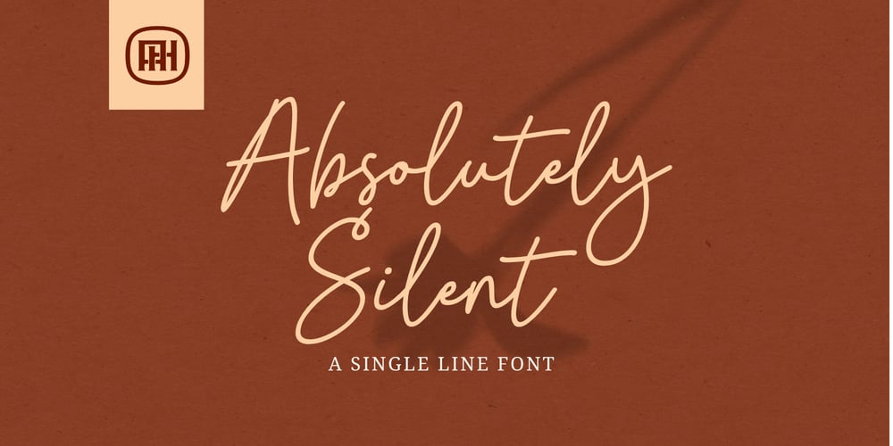 Absolutely Silent font
