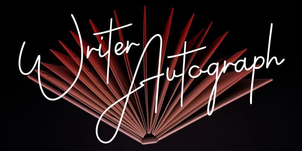 Writer Autograph font