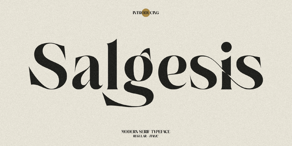 Salgesis font