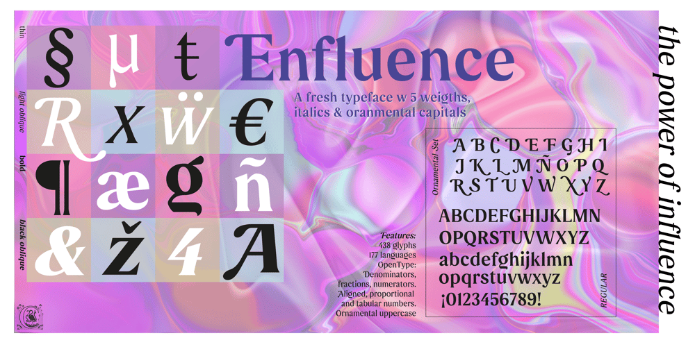 Enfluence font