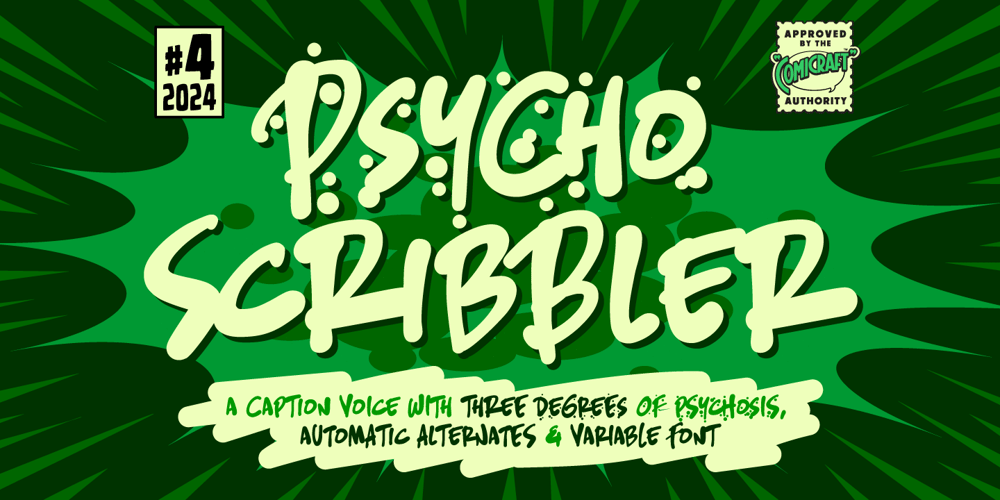 Psycho Scribbler font