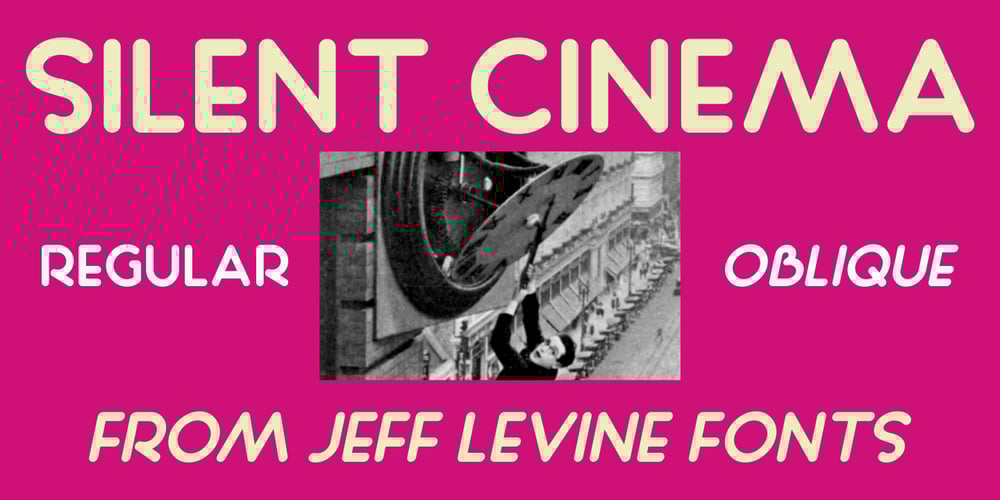 Silent Cinema JNL font