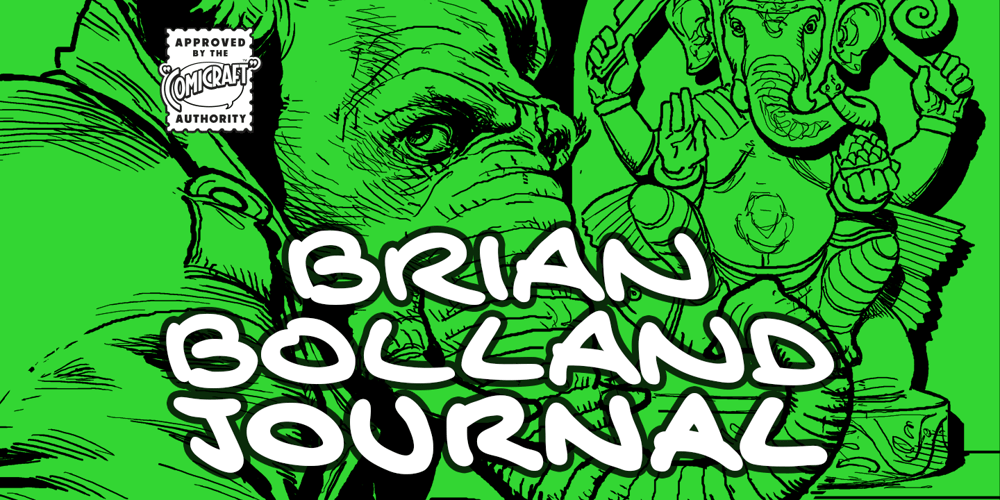 Brian Bolland Journal font