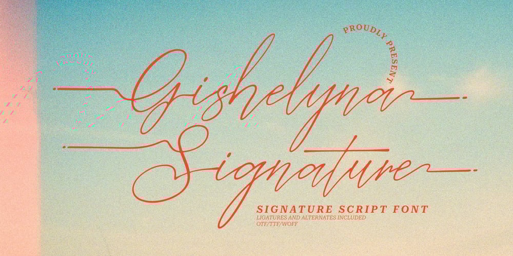 Gishelyna font