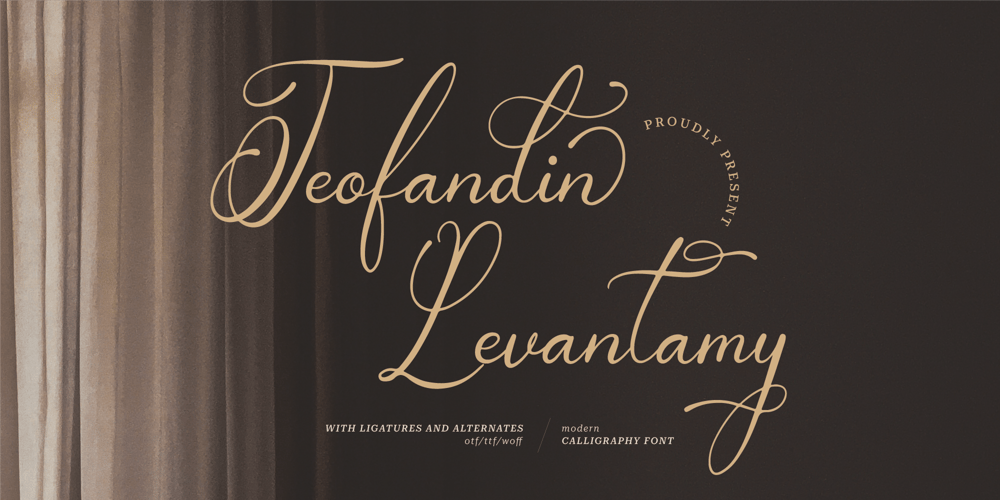 Teofandin Levantamy font