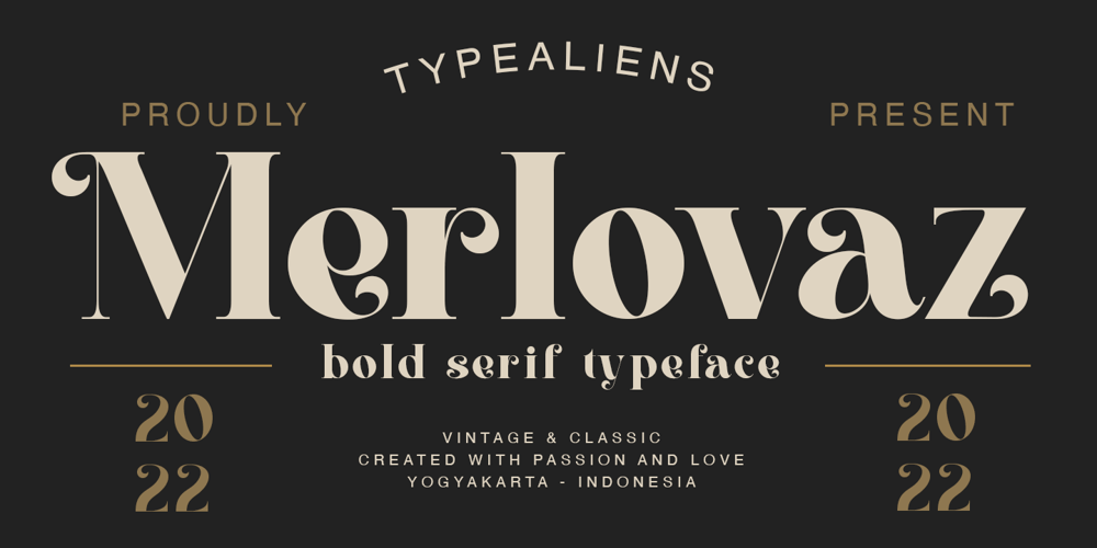 Merlovaz font