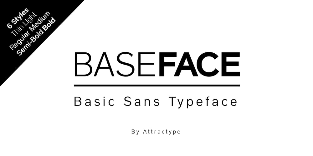Baseface font