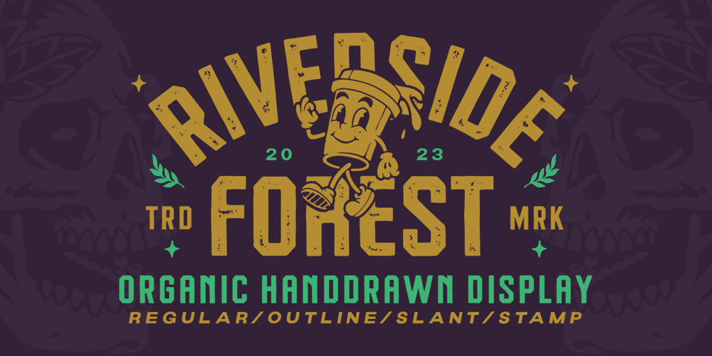 Riverside Forest font