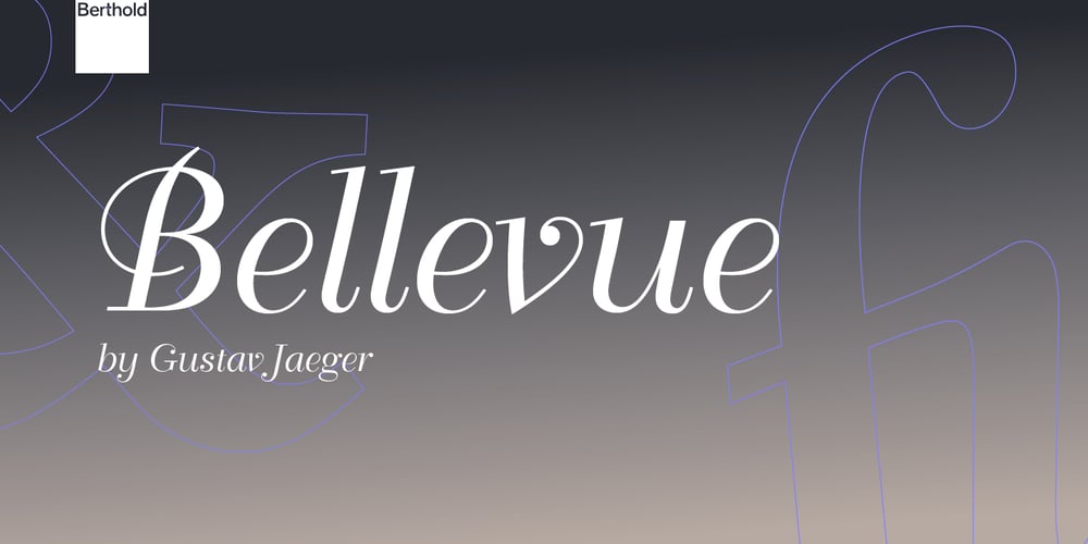 Bellevue font